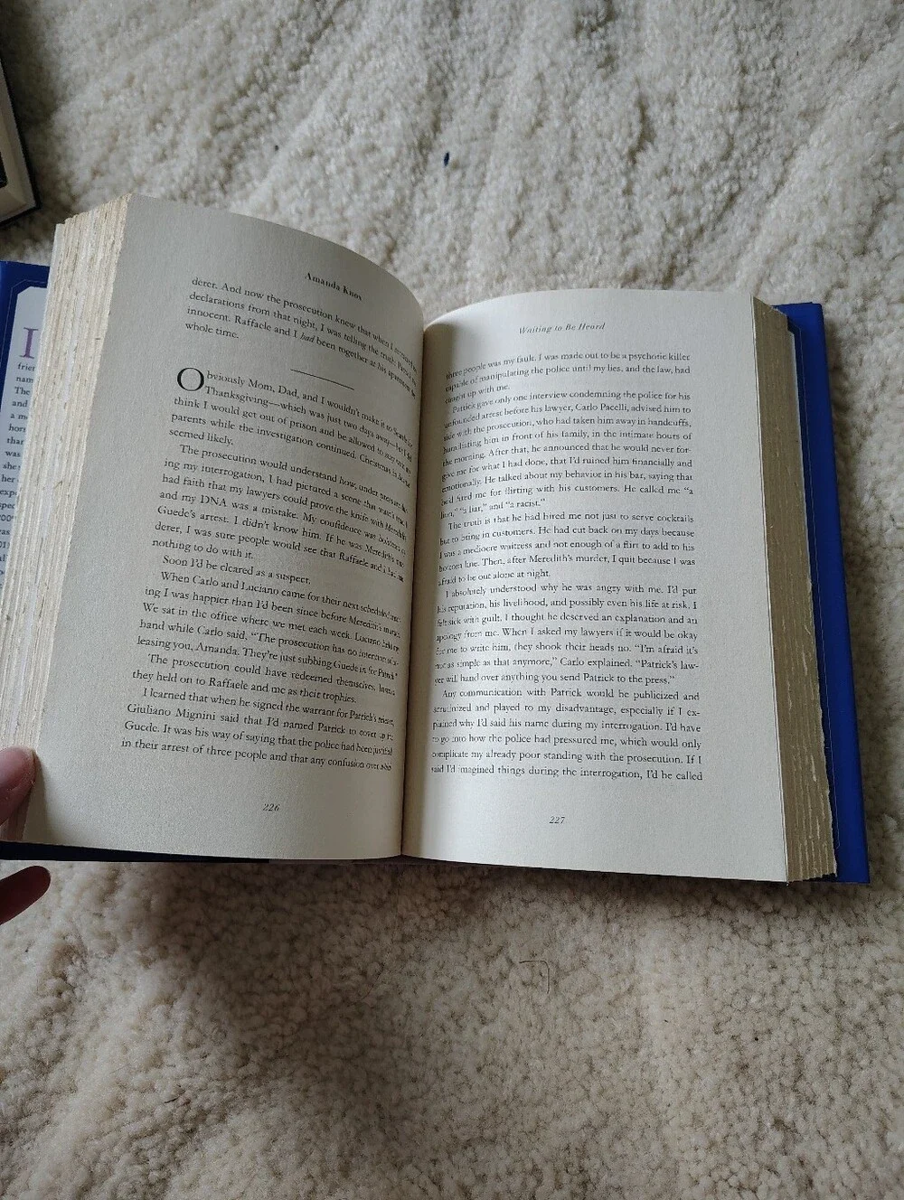 *Like New* Amanda Knox Memoir: Waiting to Be Heard